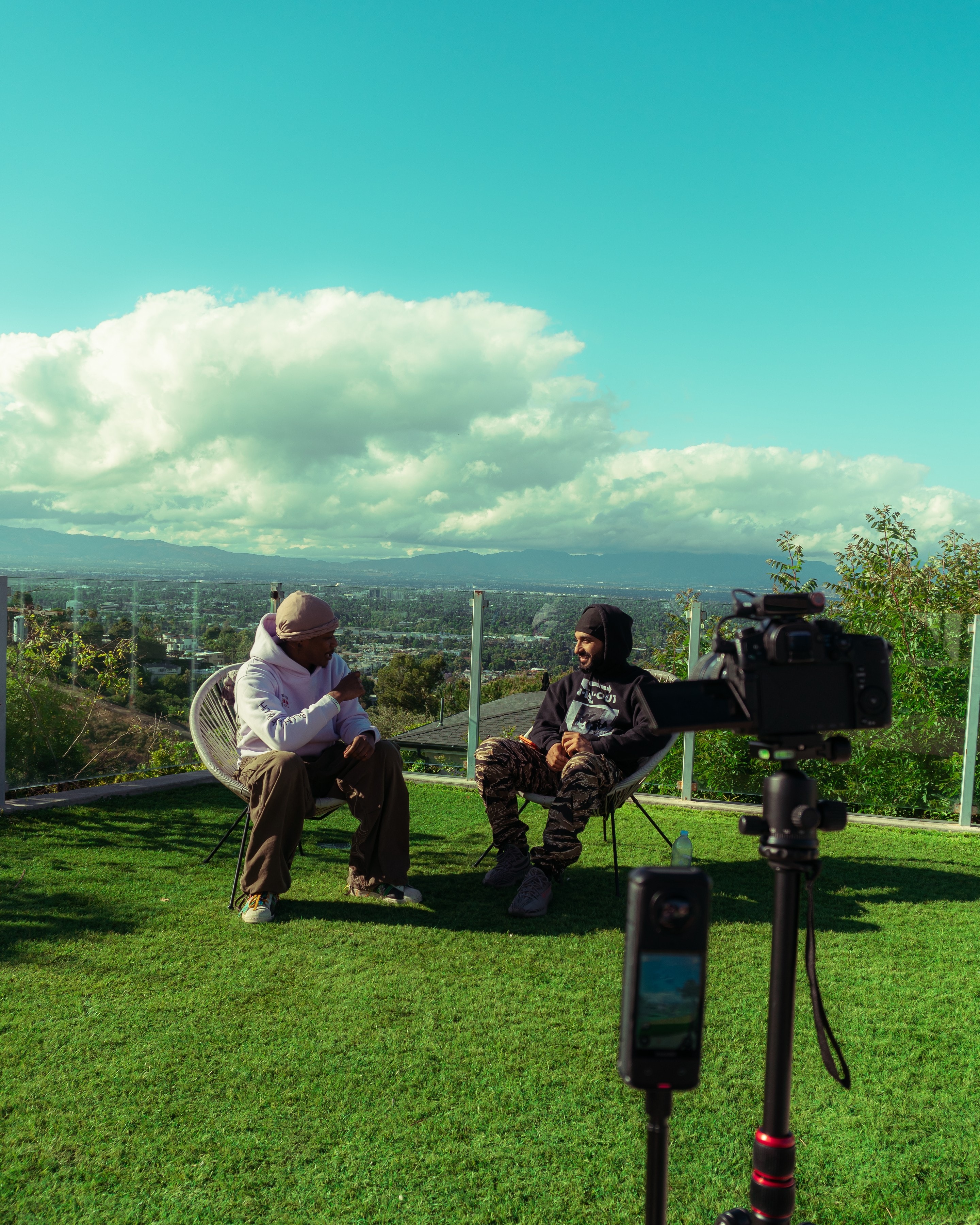 Behind the scenes on a Drip City Records shoot